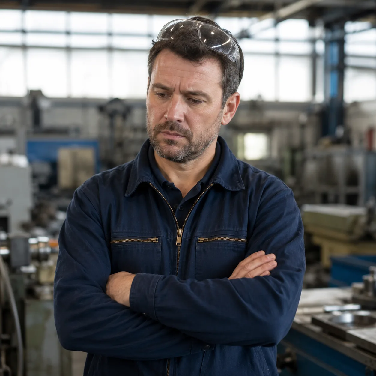Owner trying to read the competitive field from the workshop