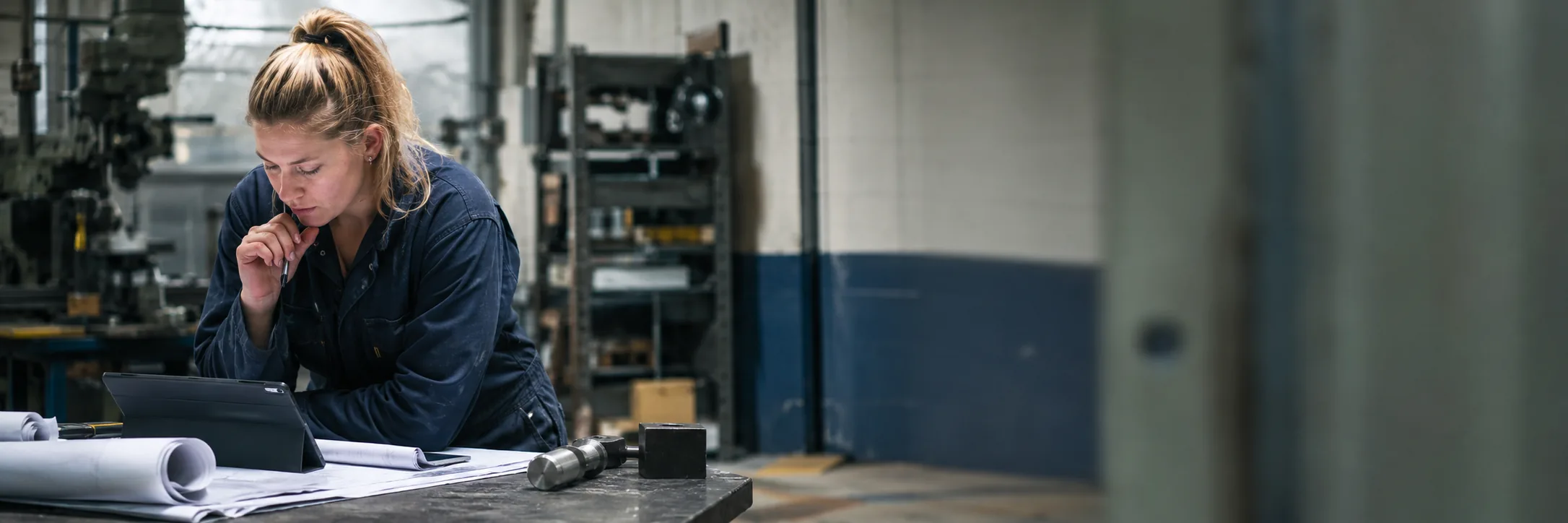 Trades business owner weighing the next move over plans on site